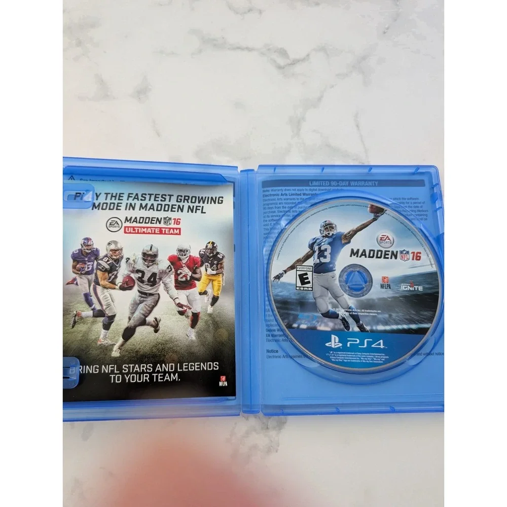 Madden NFL 16 For PlayStation 4 PS4 American Football Sports Rated E 2015